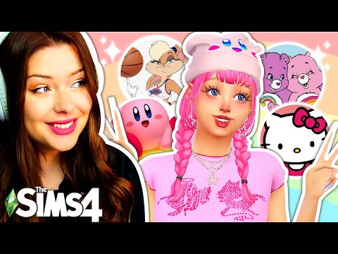 Creating NON-HUMAN Cartoon Characters as Sims in The Sims 4 CAS