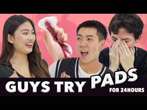 Guys Try Pads for 24 Hours