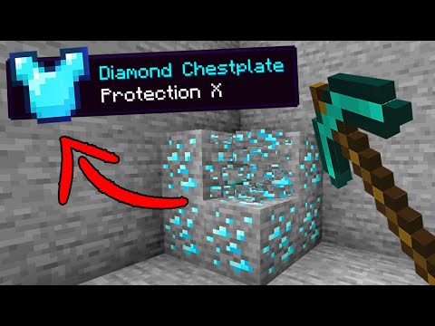 Minecraft, But Ores Drop OP Items...