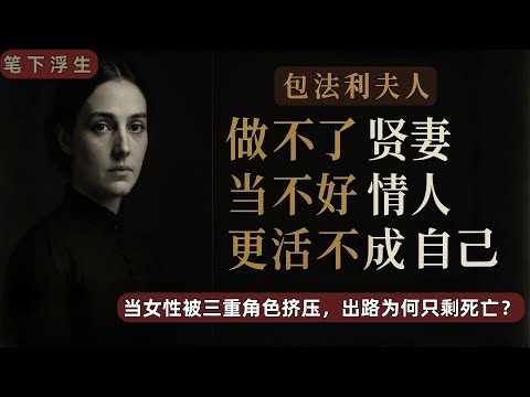 《包法利夫人》|結婚後心動來了:要體面的婚姻,還是會呼吸的自己?(#包法利夫人 #福樓拜 #世界名著 #文學 #讀書 #婚姻 #愛情 #人性 #深度解讀 #女性成長 #自我探索 #消費主義)