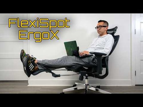 Work Hard, Recline Harder with this Ergonomic Chair // FlexiSpot ErgoX