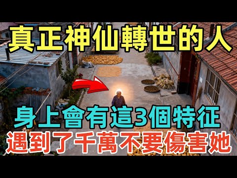 真正神仙轉世的人,身上會有這3個特征,遇到了千萬不要傷害她!