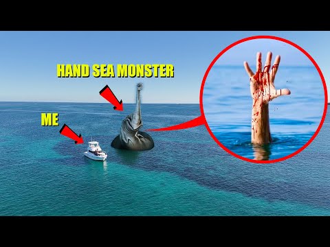 I Caught the Hand Sea Monster in Real life! (we barely survived)