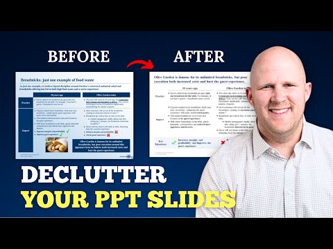 Consulting Slide Walkthrough: How to declutter your PowerPoint slides