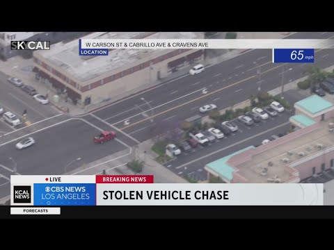 Gardena police bring high-speed chase to a spinning end