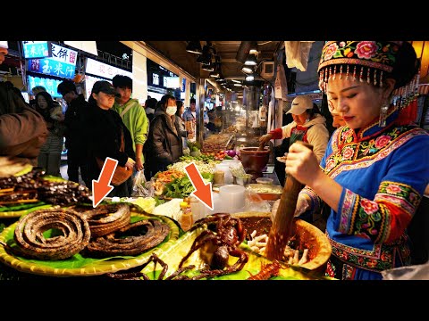 Chinaβs CRAZIEST Night Market in Kunming, Yunnan | Real Local Street Food