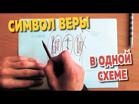 Символ Веры в одной схеме