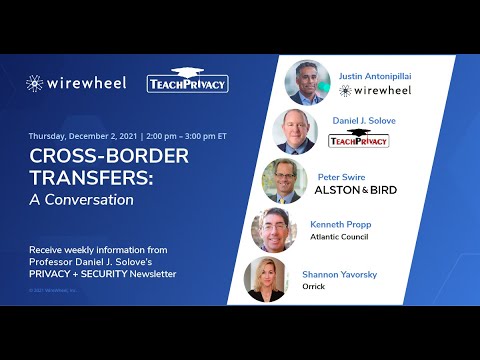 Webinar - Cross-Border Data Transfers: A Conversation
