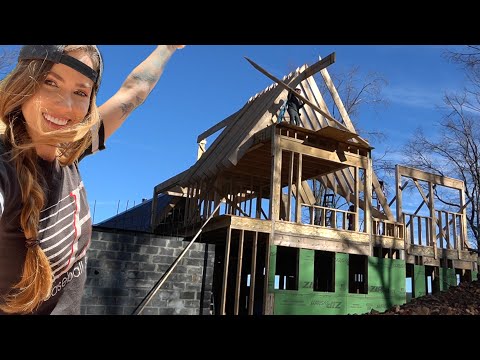 Roofing Our Home | A-Frame Cabin Addition Build