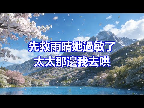 “先救雨晴她過敏了!太太那邊我去哄”,醫生:太太被她首富父親,用轉機接去國外結婚了,丈夫聽後如遭雷擊