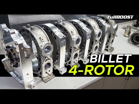 The Ultimate Rotary engine - BILLET 4-Rotor | fullBOOST