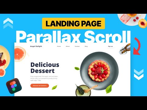 Create a Figma Parallax Scrolling Animation for a Full Page Website - Figma Tutorial