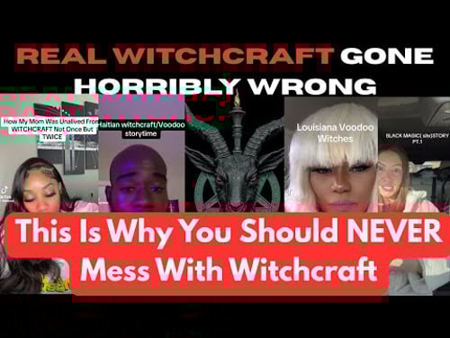 WITCHCRAFT TIKTOK CREEPY COMPILATION TIKTOK SCARY WITCH STORIES#tiktokcompilation #storytime #voodoo