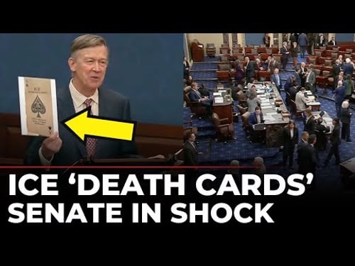 Lawmaker Shows ‘DEATH CARD’ Allegedly Left By ICE Agents After Detaining People | US Senate | Trump