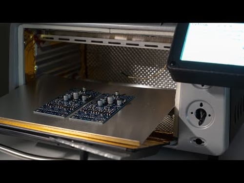 Test Run of DIY PCB Reflow Oven Made of Two Toaster Ovens and Controleo3 Kit