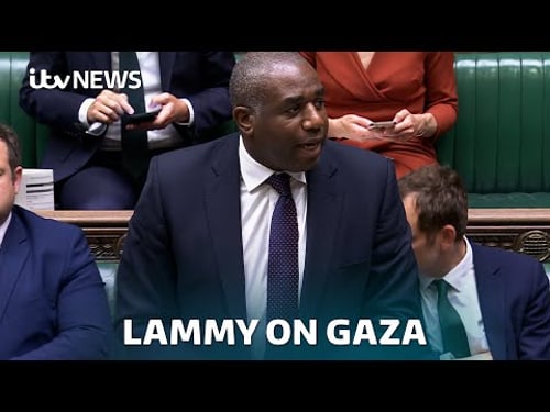 Foreign secretary David Lammy condemns the Gaza blockade | ITV News