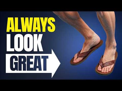 How To Wear Flip-Flops CORRECTLY As An Adult Man