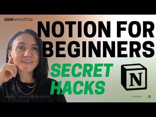 Notion Tips To Get You Started