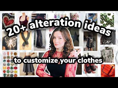 More than 20 ideas to alter, customize, and upcycle your clothes (instead of shopping)