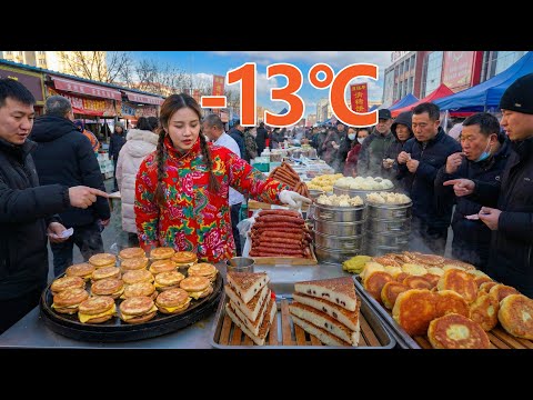 -13°C But the Street Food is PIPING HOT: China's Craziest Winter Market in Changchun