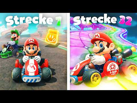 Ich habe ALLE 32 Strecken in Mario Kart World GEWONNEN!