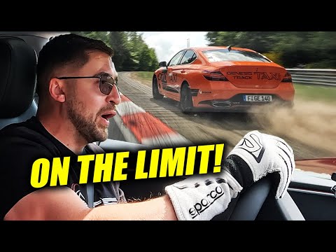 CRAZY TAXI Driver🤯 x Tesla M3P Endurance // Nürburgring