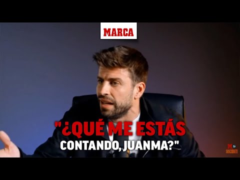 El enganchón de Piqué con Juanma Castaño: "A veces parece que vives en otro mundo" I MARCA