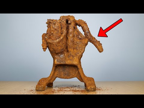 Very Rusty Antique Mysterious Tool Restoration