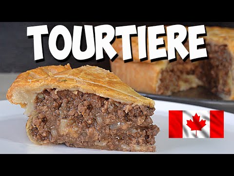 Tourtiere traditional French Canadian meat and potato pie