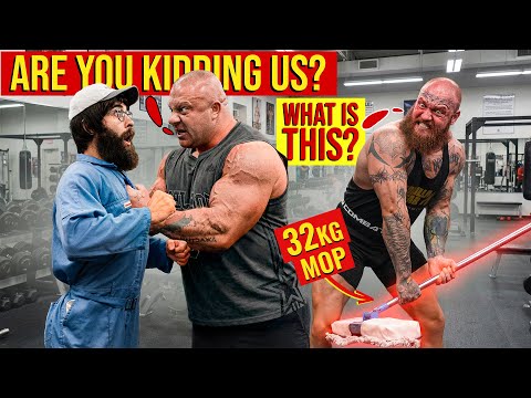 BODYBUILDERS VS CLEANER | Anatoly GYM PRANK #56