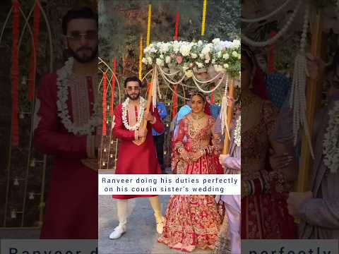 Ranveer in his cousin's wedding #ranveersingh #bollywood #bridalentrysong