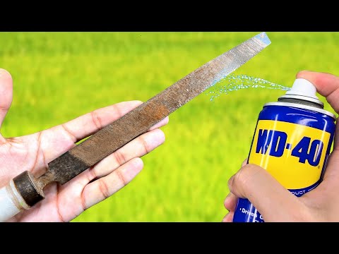 How To Sharpen A Dull Rusty Metal File !! Amazing Method !! Razor Sharp