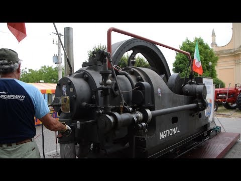 National Gas Engine 40 HP - start up , operation + details
