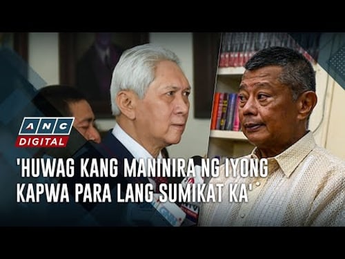 Word war of Ombudsmen: Martires vs Remulla | ANC