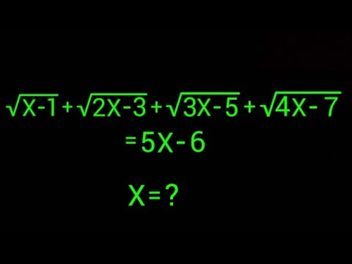 China | Can you solve this ? | Math Olympiad | X=?