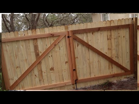 How to Build A Gate For A Wooden Fence