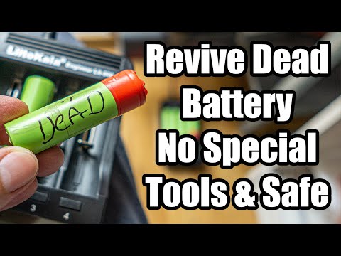 Revive a Dead 18650 Works For All Types Of Li ion Battery Cells