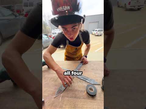 Building a Ninja Star from Scrap Metal 😳🛠️