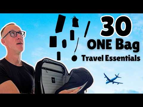30 Must Have Items For One Bag Travel!