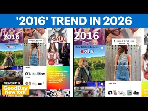 How the year 2016 became the first viral trend of 2026