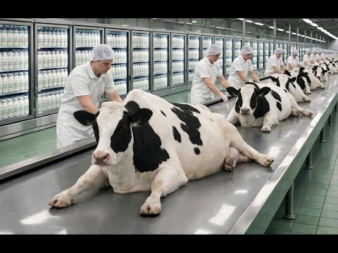 Inside a Modern Factory That Turns Raw Cow’s Milk into Premium Fresh Milk (Full Process)