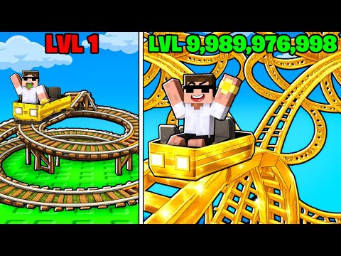 From Lvl 1 to Lvl 9,99,999 Roller Coaster in Roblox..