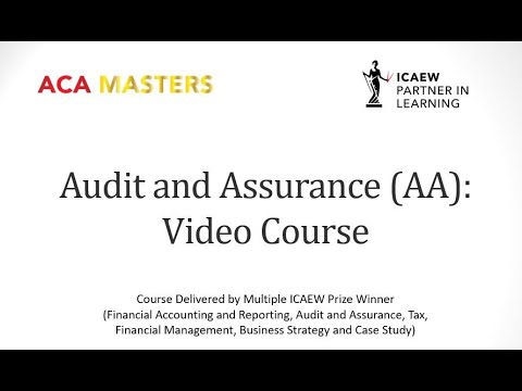 How to Pass the ICAEW ACA Audit and Assurance AA Exam