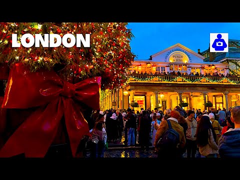 London Christmas Decorations 2025 | Trafalgar Square to Piccadilly Lights