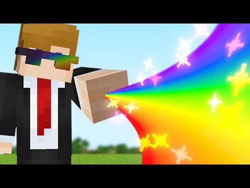 Rainbow in Minecraft