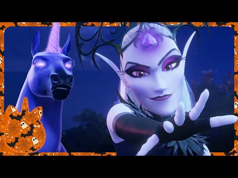 🎃🦄 Halloween with Ravenzella and the Grim Unicorn 🎃🦄 | Unicorn Academy 🦄🌈 | Cartoons for Kids