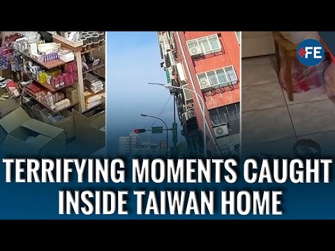 Taiwan Earthquake: 7.0 Earthquake Strikes Taiwan, Home Video Shows Family Fleeing to Safety | WATCH