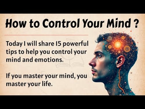 15 Powerful Tips to Control Your Mind and Emotions || Graded Reader || English Listening Practice ✅️