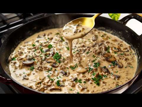 I've Never Eaten Ground Beef This Delicious! The Most Simple Dinner Recipe!