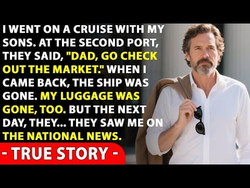 My Son Abandoned Me In The Middle Of A Cruise But The Next Day They Saw Me On The News... True Story
